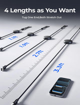 Cable de Carga Retráctil 4 en 1 - MultiCharge Pro